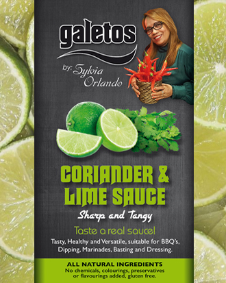 Galetos Sauce - 100% Natural Coriander & Lime Sauce